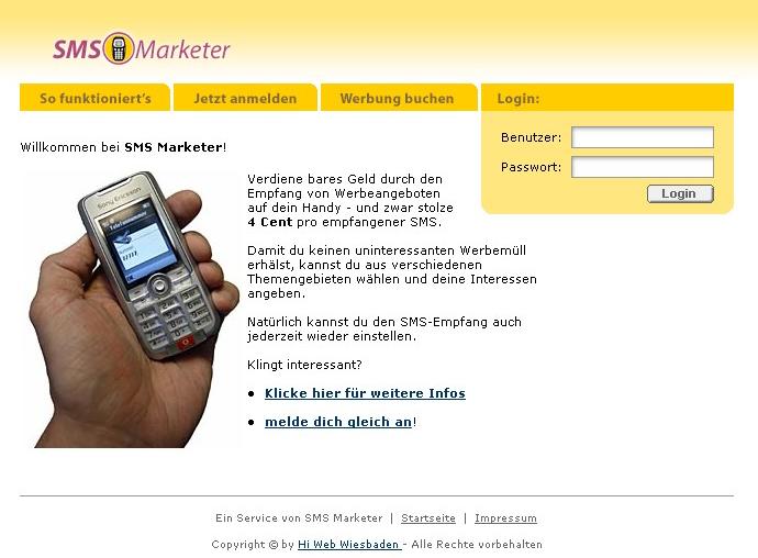 PHP Script SMS Marketing System