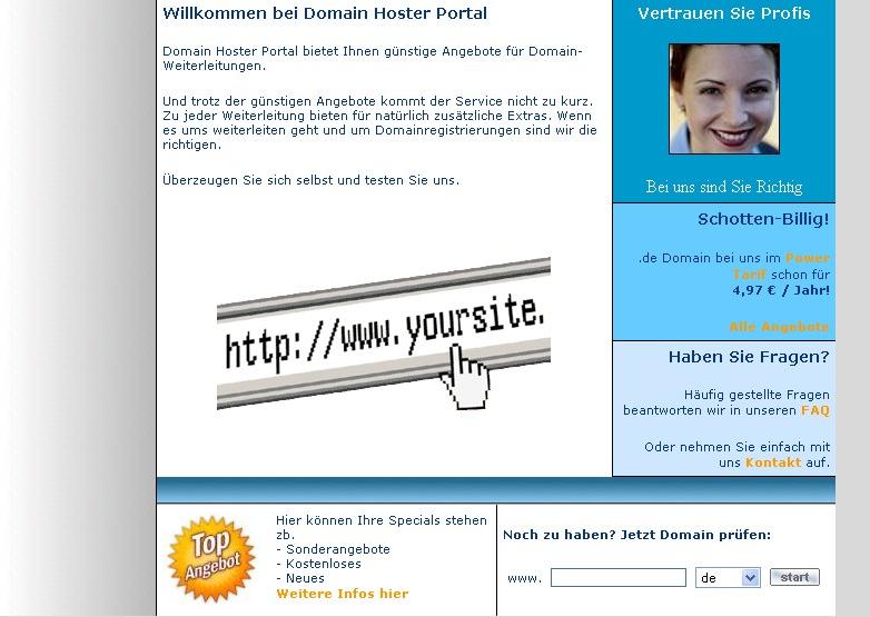 PHP Script Domain Hoster Komplett System